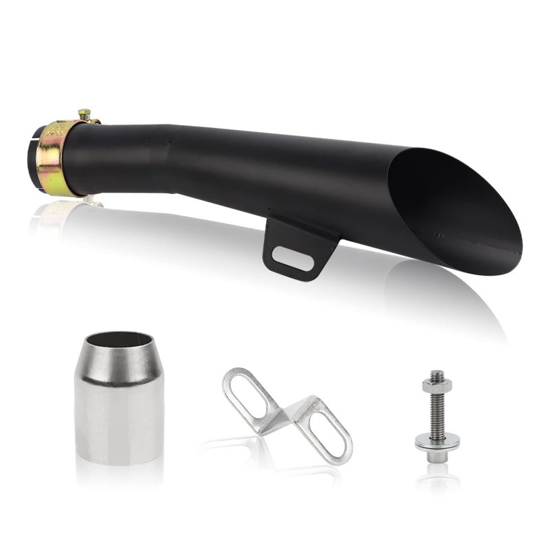 FLYPIG Motorcycle Exhaust Pipe 38-51mm for Yamaha YZF R6 06-18 Honda Kawasaki Suzuki Dirt Bike 250cc Hawk Street Bike 1.5-2.01" inlet Bike Exhaust Pipe - Image 1